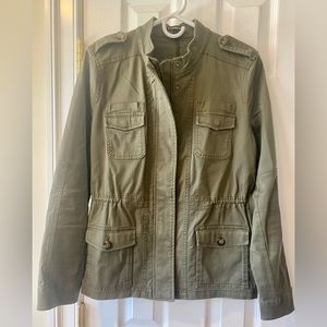 EXPRESS, like new, olive green cotton jacket size Medium